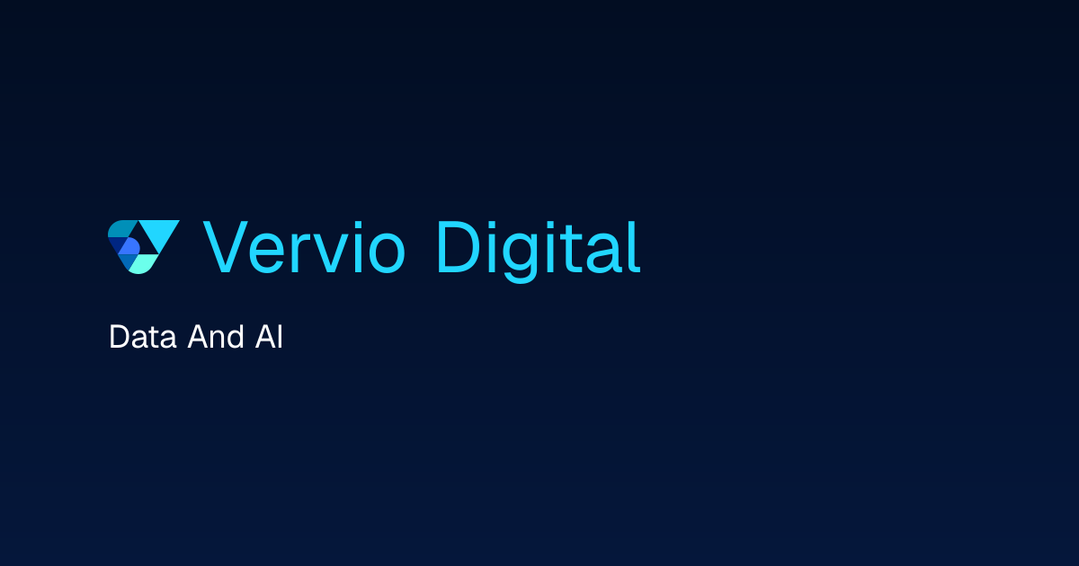 Vervio - Data and AI